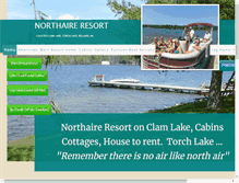 Tablet Screenshot of northaireresort.com